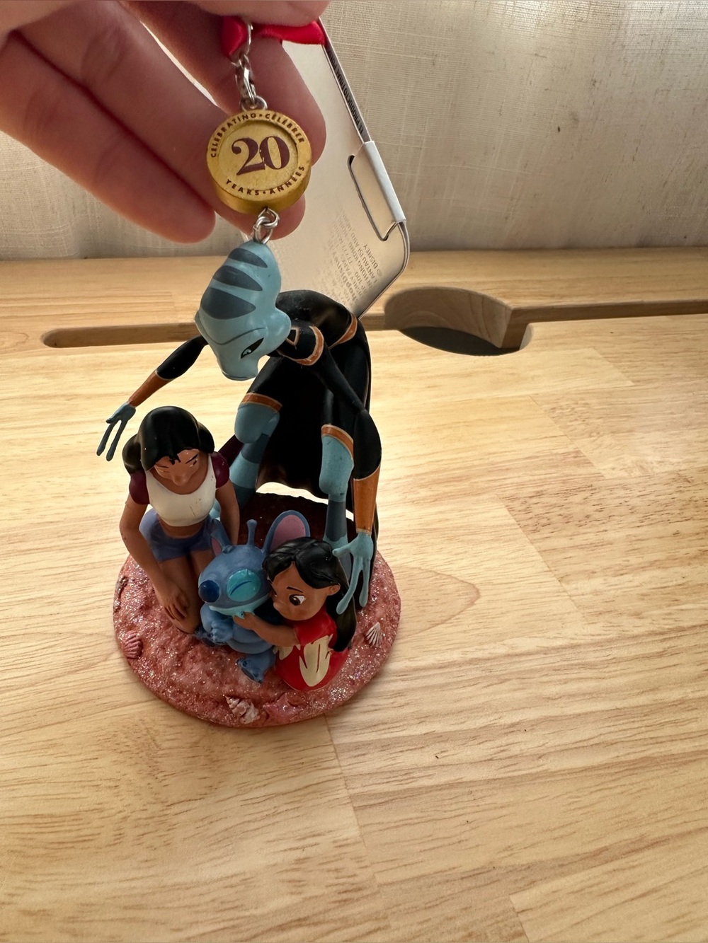 New Disney Lilo & Stitch legacy sketchbook 20th anniversary ornament